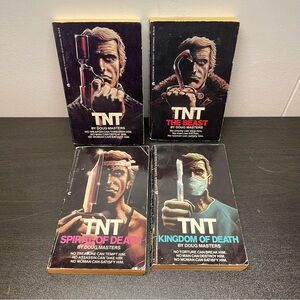 TNT Series - Doug Masters - 4 Book Lot - Vintage Paperback Action Adventure Pulp